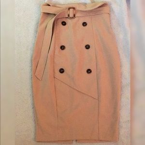 Khaki Midi Skirt!